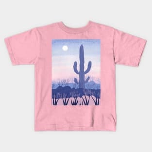 Violet cactus Kids T-Shirt